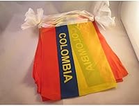 Vista 341 de Guatemala 19.7 ft BUNTING Flag 20 banderas 9'' x 6'' - Banderas de cuerda guatemalteca 5.9 x 8.3 in - AZ FLAG