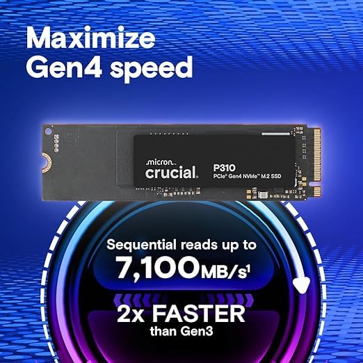 ゆうき　Crucial P310 1TB 2280 Amazon.in: Buy Crucial P310 1TB 2280 PCIe Gen4 3D NAND NVMe M.2