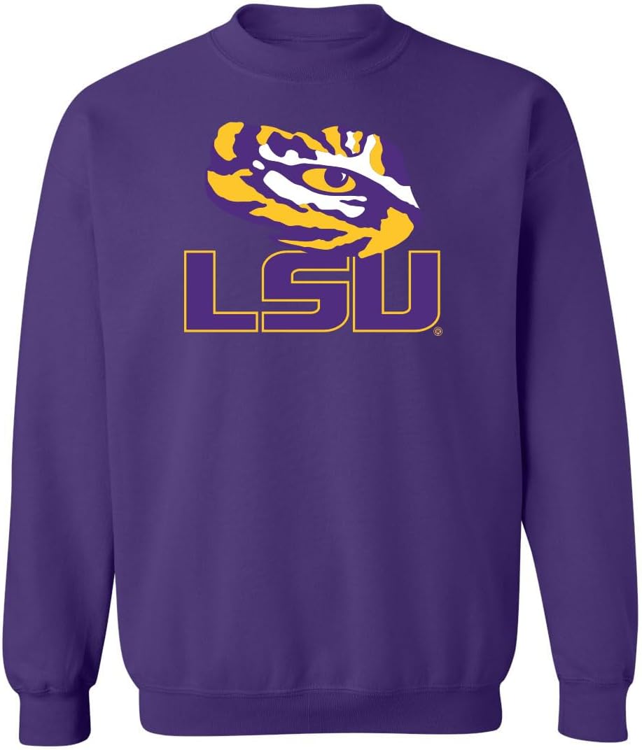 CornBorn LSU Tigers - LSU Crewneck Sweatshirts - Choose Your Design