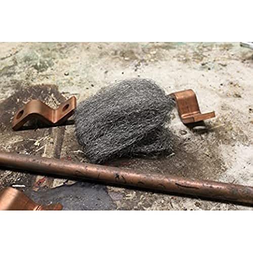 ProDec 400 g feine Stahlwolle zum Reinigen, Polieren und Oberflächenvorbereitung von Holz, Metall, Messing, Kupferrohren, ideal zum Entfernen von Farbe, Lack, Rost, hält Mäuse und Nagetiere fern