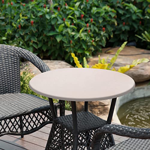 MINGPINHUIUS Elastic Edged Vinyl Round Fitted Tablecloth - Image 2