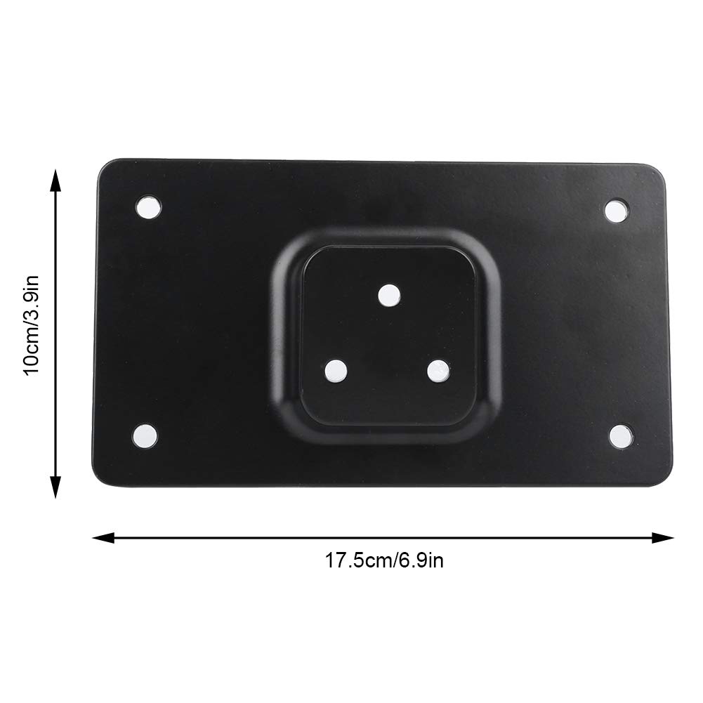 Czarne Ramki Do Tablic Rejestracyjnych, Wspornik Do Montażu Tablicy Rejestracyjnej Z Dwiema Gumowymi Podkładkami, Akcesoria Samochodowe Do Motocykli 17,5 X 10 Cm/6,9 X 3,9 Cala