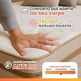 Cama Box Baú Casal Colchão Molas Flora Bege 138x188x61cm Marrom glide
