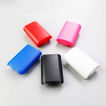 1PCS Battery Pack Cover Shell Shield Lid Kit Replacement for Xbox 360 Controller Battery Cover Shell White