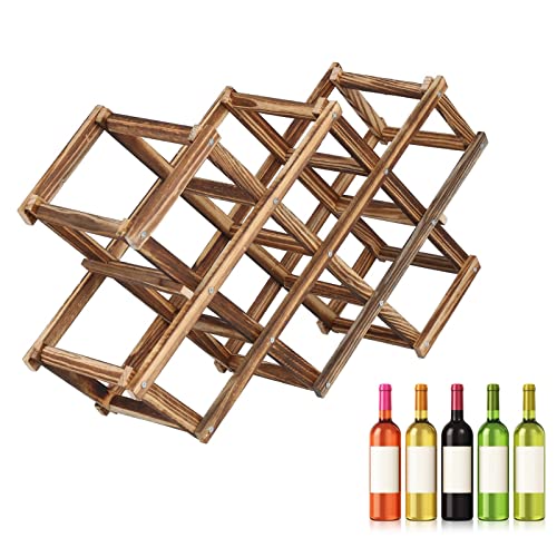 Soporte plegable para 10 botellas de vino CDQL miniatura 6
