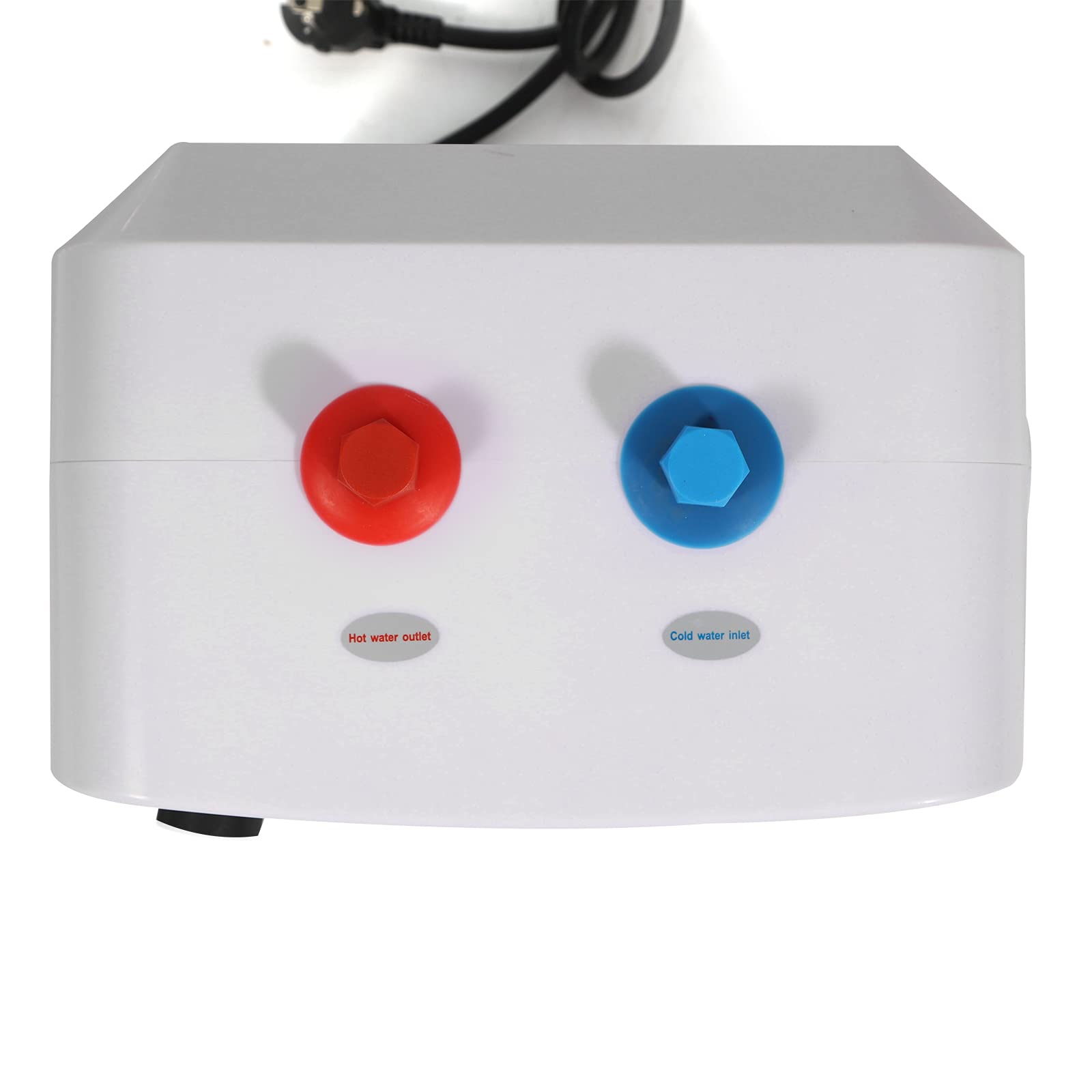 Elektryczny podgrzewacz wody 1500 W, 6 l, podgrzewacz wody, bojler górny, montaż pod stołem, biały