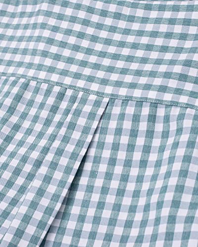 Image of Alimens & Gentle Mens Solid Oxford Shirt Long Sleeve Dress Shirt Work Casual Button Down Shirts with Pocket