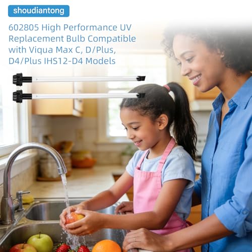 602805 UV Replacement Bulbs Compatible with Viqua Trojan Lamp Water Purification Systems Fit for Viqua Max C, C4, D/Plus, D4/Plus, IHS12-d4 Models High Performance 43W UV Bulbs with 4-Pins Base by shoudiantong - Used condition - Image 7