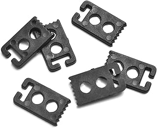 CooBigo 12 x Schnürsenkel ohne Binden, flache Clipschnallen