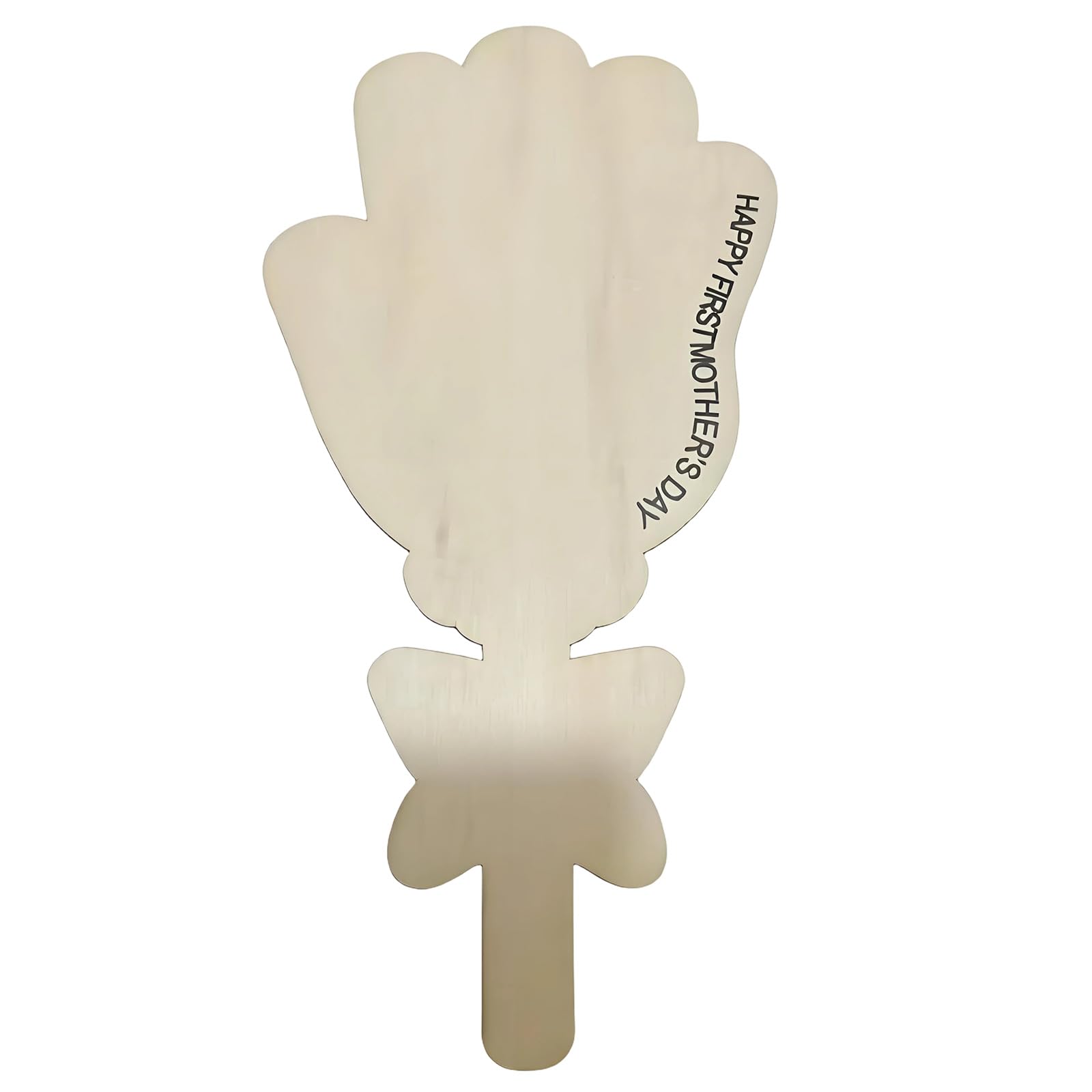 Meiliyizu Wooden Flower for Mother Day Hand Painted Decoration Handprints Flower Bouquet Artistic Gift Party Supplies Individualized Mom