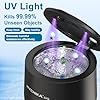 Pulitore Ultrasuoni Apparecchio Denti con Sterilizzatore UV,Alta Frequenza a 45 kHz Clean Pod,4 Modalità per Apparecchi Ortodontici, Bite Notturni, Allineatori ecc.,200 ml,Nero