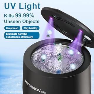 Pulitore Ultrasuoni Apparecchio Denti con Sterilizzatore UV,Alta Frequenza a 45 kHz Clean Pod,4 Modalità per Apparecchi Ortodontici, Bite Notturni, Allineatori ecc.,200 ml,Nero