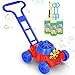 Bubbart Bubble Lawn Mower Automatic Bubble Machine for Kids- Outdoor & Indoor Toys for Toddlers Lot of Fun for your Little Ones | Bonus 3 Bottle Bubbles Solution and Sticks , Suitable for Boys & Girls