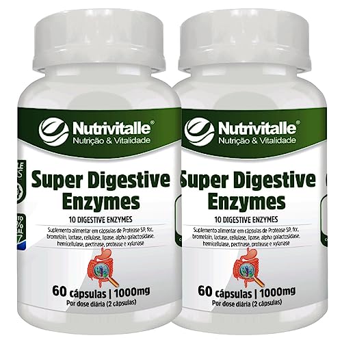 Super Digestiv Enzymes 1000mg 60 Cápsulas Nutrivitalle