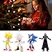 DYALE 8PCS Super Speed Hedgehog Action Figures, 5.2-5.7-Inch PVC Figures, Perfect for Kids and Anime Movie Fans