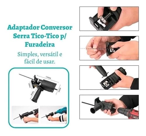 Adaptador Serra Tico Tico Para Furadeira E Parafusadeira