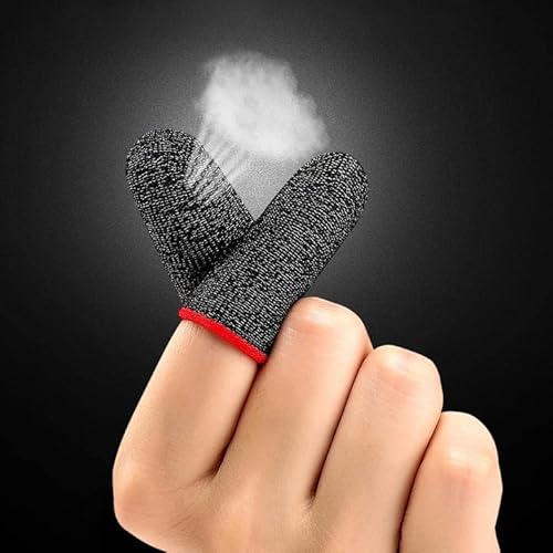 Tekturn Mobile Auto Trigger Joystick With 2-Pairs Of Premium Finger Sleeves For Gaming #TOP6