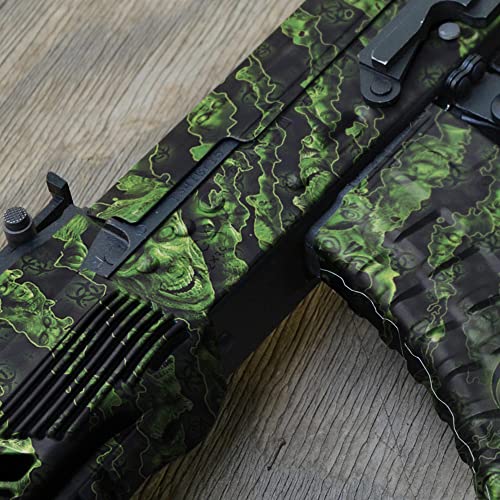 Gunskins Ak-47 Rifle + Mag Skin Bundle - Premium Vinyl Gun Wrap With Precut Pieces - Easy To Install And Fits Any Ak-47-100% Waterproof Non-Reflective Matte Finish - Proveil Reaper Z #TOP7