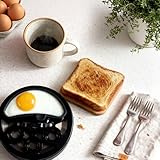 Progress Echo Egg Cooker – 7 Boiled Eggs & 2 Poached Eggs Capacity, 400W, Cook Soft/Hard-Boiled, Indicator Light, Compact Design, Includes Measuring Cup, Removable Egg Rack & Egg Poachers, Black - Image 5