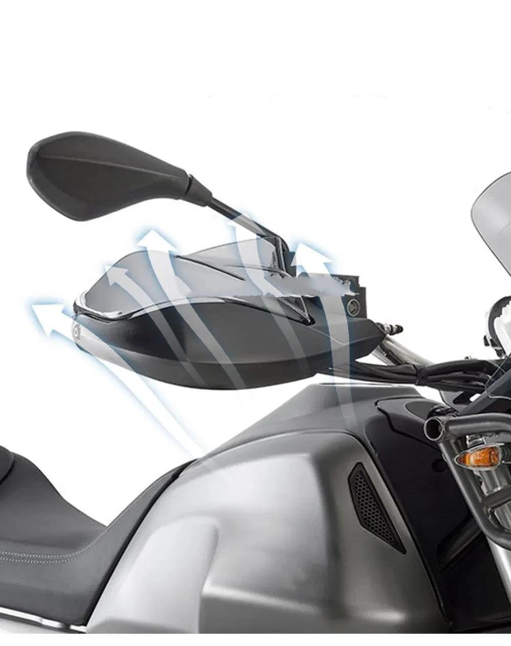 Motociclo Estensioni Paramani Moto Paramani Parabrezza per Moto Guzzi V85TT V 85 TT V85 TT 2019-2023 Accessori(SMO-KE Gray)