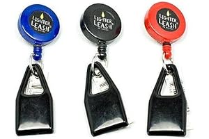 Original Lighter Leash Clips (Colors : Red, Blue, & Black)