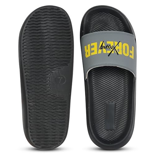 Image of PERY-PAO Sliders for Men | Lightweight EVA Sole & Comfortable Slippers | Flip-Flops & Chappals for Everyday Use