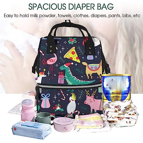 Sac à dos grande capacité multicolore avec fermeture éclair robuste