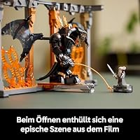 LEGO Icons Der Herr der Ringe: Balrog Bücherstütze - DIY Bücherregal Deko mit Gandalf dem Grauen Minifigur & Drachenfigur - Sammlerstück & Geschenk für Fans - 10367 – Ansicht 6