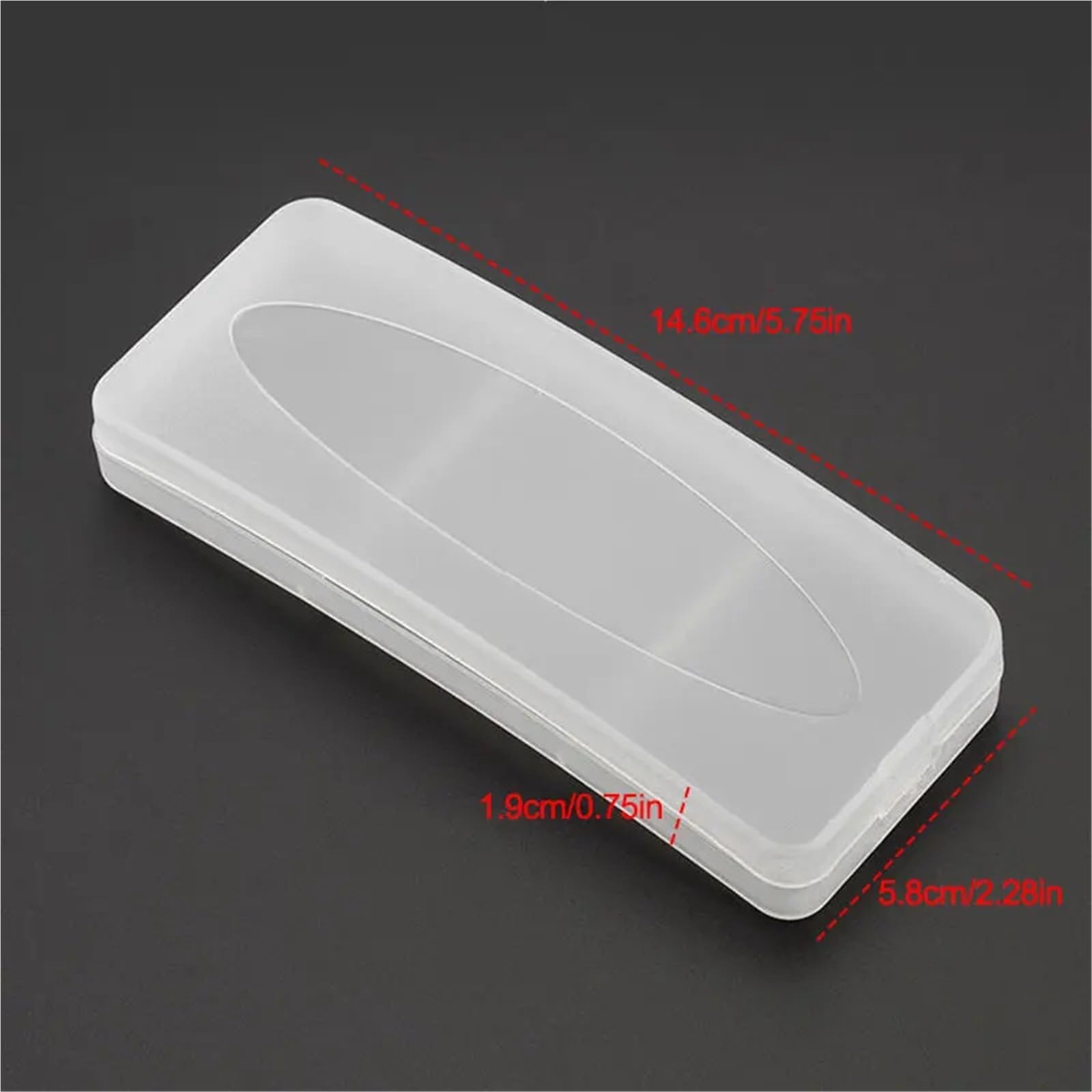 etui lunettes Transparent Glasses Case Frosted Clear Storage For Men Women Hard Plastic Protective Box For Travel Daily