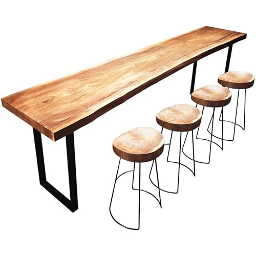 Solid Wood Bar Height Table Counter Height Pub Table Creative