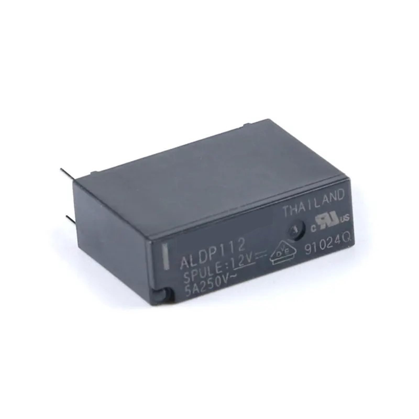 Relais ALDP124 24V 5A boîtier robuste à haute isolation pour montages électriques