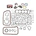 Evergreen Engine Rering Kit FSBRR3005AEVE\0\0\0 Fits 89-97 Nissan 240SX D21 Pickup KA24E Full Gasket Set, Standard Size Main Rod Bearings, Standard Size Piston Rings