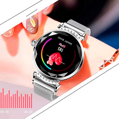 Relógio Smartwatch Feminino Touch Screen Fashionable - Prata