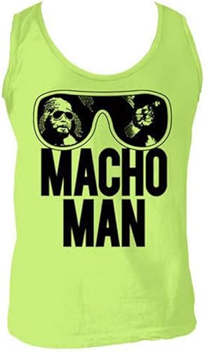 World Wrestling Entertainment Old School Macho - Gafas para hombre, color verde lima