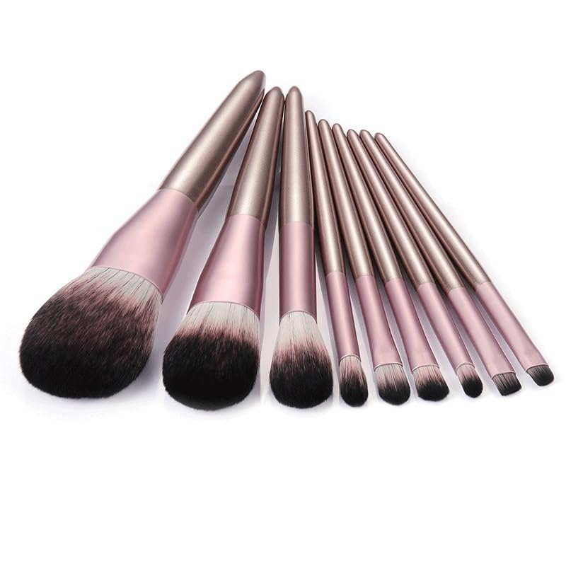 Ensemble de pinceaux de maquillage pour débutants pour éviter les démarcations de poudre - 4