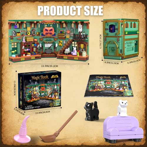 Vyridat Magic Book Nook Building Blocks Set for Girls Boys Age 8-12 by Vyridat - Used condition - Image 7