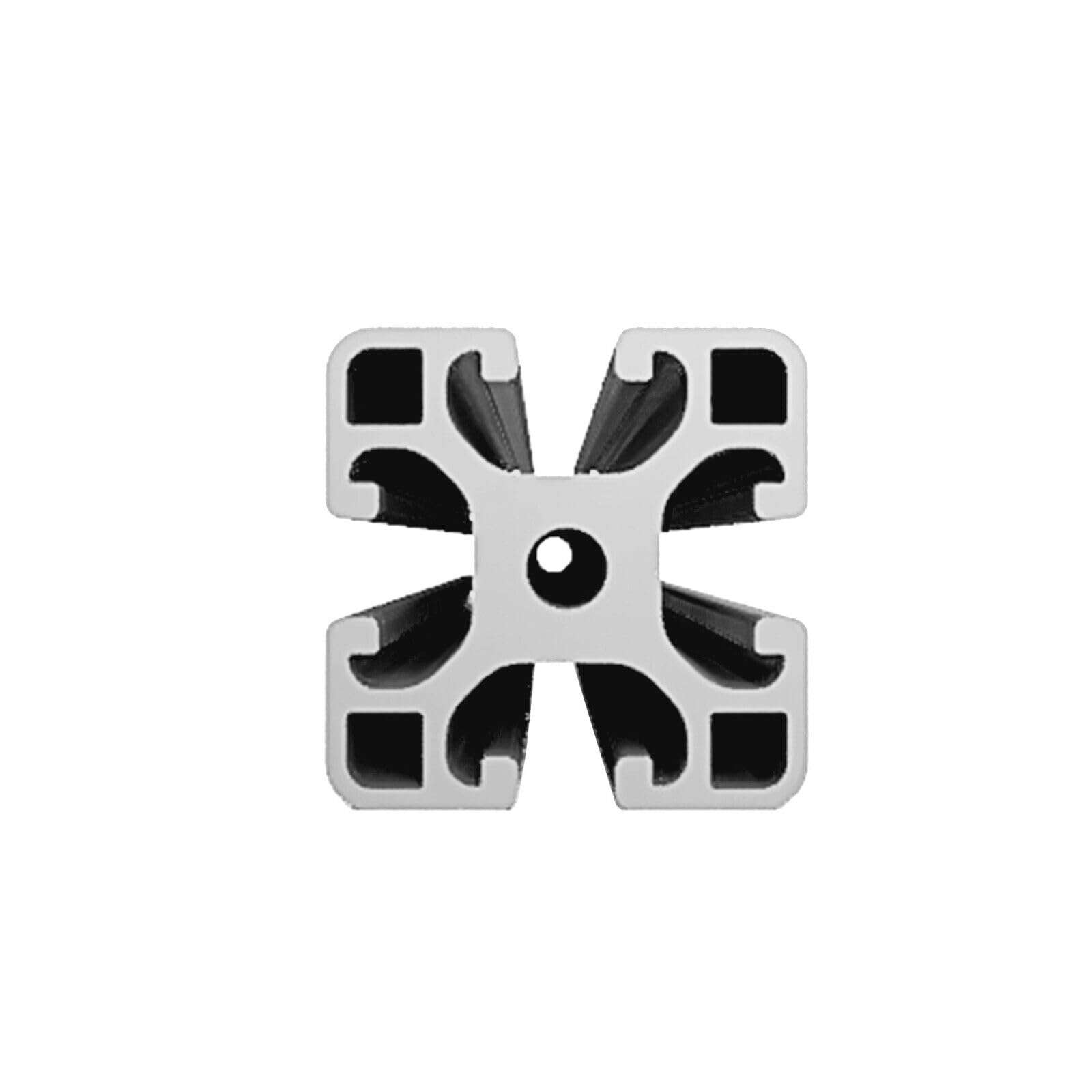 GAL - INDUSTRIAL Profil Konstrukcyjny Aluminium 40x40 mm | Rowek 8 mm | Długość 170 cm | Anodowany, Odporny na Korozję | Profil Aluminiowy do prodjektów DIY i Przemysłu | Cięcie na Wymiar