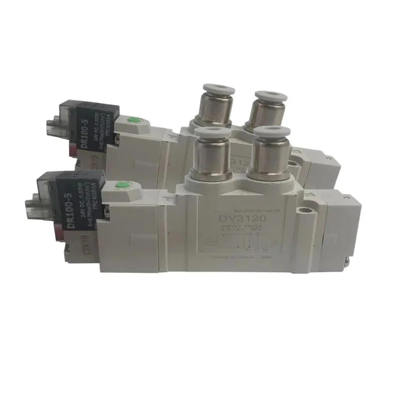Electrovanne 5 voies DV3320-5H et composants pneumatiques DV3120 3220