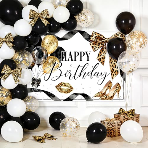 Fondo decorativo fiesta leopardo 7x5 pies miniatura 5