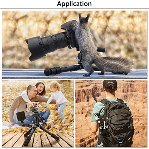 Treppiede da tavolo portatile in fibra di