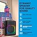 Carry-on Soundtrack Portable Bluetooth Speaker - Dual Microphone Inputs with Dynamic LED Lighting - Outdoor Speaker with Superior Sound and Lightweight Design for Indoor & Outdoor Events Carry-on Soundtrack Portable Bluetooth Speaker - Dual Microphone Inputs with Dynamic LED Lighting - Outdoor Speaker with Superior Sound and Lightweight Design for Indoor & Outdoor Events