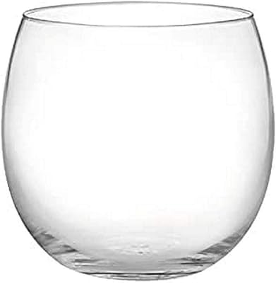 H&H 68/6622 Bubbly Confezione 6 Bicchieri in Vetro, 460 CC