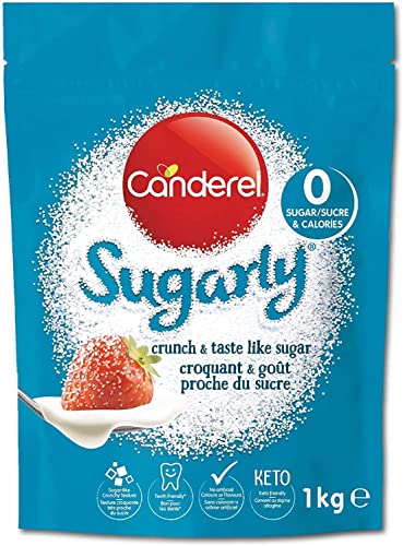 Canderel Sugarly Sweetener 1kg Zero Calorie Keto Friendly Sugar Alternative Value Pack Equivalent to 2kg