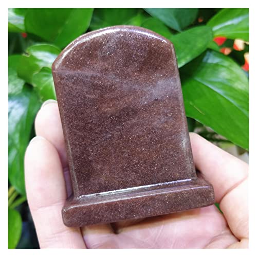 天然水晶の原石 天然黄鉄鉱ストロベリークリスタルオブシディアン墓石心配石と平和魔術を象徴する安全装飾 (Color : Strawberry Quartz, Size : 1pc)