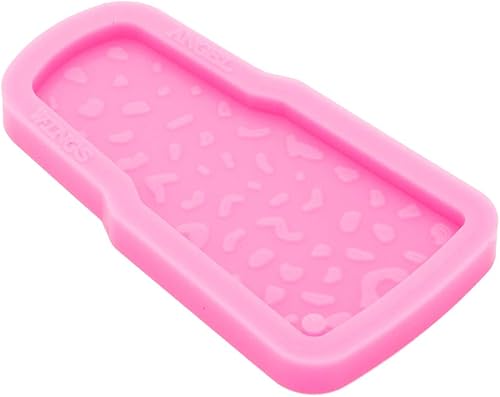 Miniatura 5 de Llavero con forma de vaso brillante y brillante, molde de silicona con agujero, collar, joyería epoxi, moldes de silicona para manualidades de