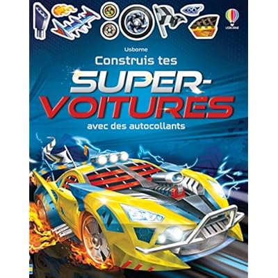 Construis tes super-voitures avec des autocollants