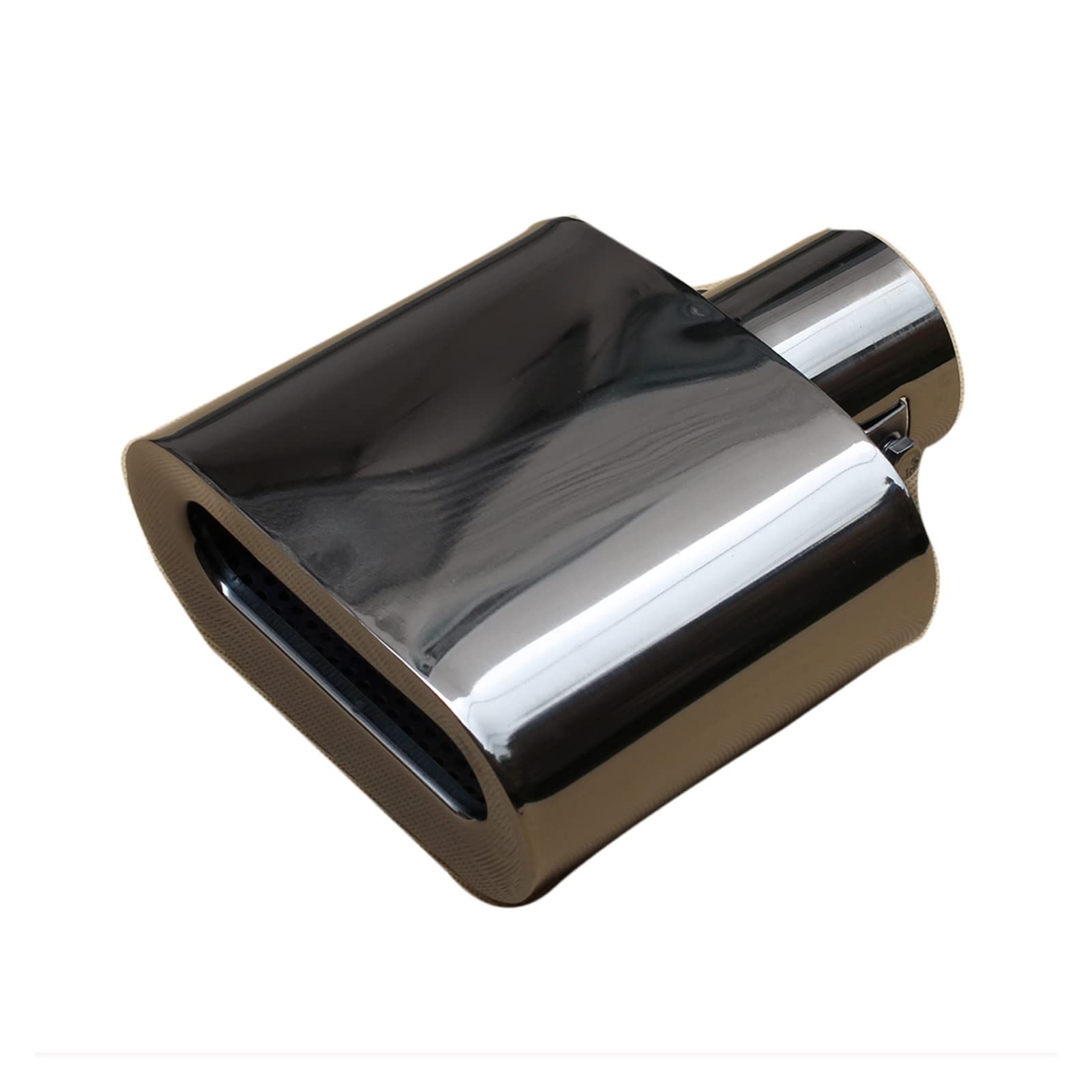 Tubo de escape universal 56mm que optimiza el flujo trasero con cola cuadrada