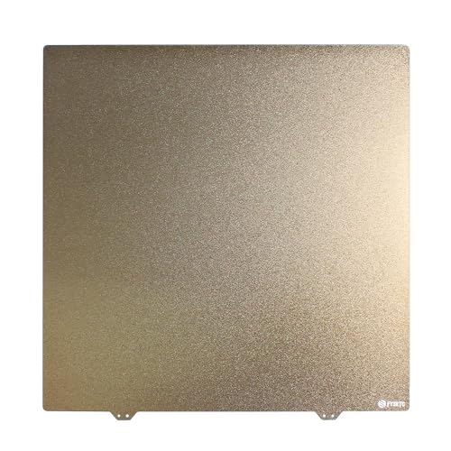 PEI Construire Plaque Impression 3D lit Double Face revêtement en Poudre PEI Surface Ressort magnétique en Acier Plate-Forme Flexible Compatible avec Neptune3 Max...