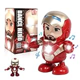 ptmdw Dancing Robot Toys, 3 4 5 6 7 8 Year Old Interactive Electric Toys for Kids with Flashing Ligh
