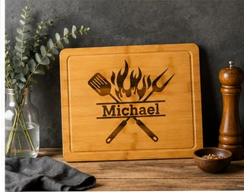 Tabla de Cortar Personalizada de Bambú 13.75x11 Pulgadas miniatura 5